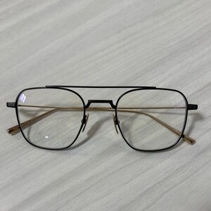 Stylish Black and Gold Aviator Glasses Dita artoa.27 DTX 163 A 02